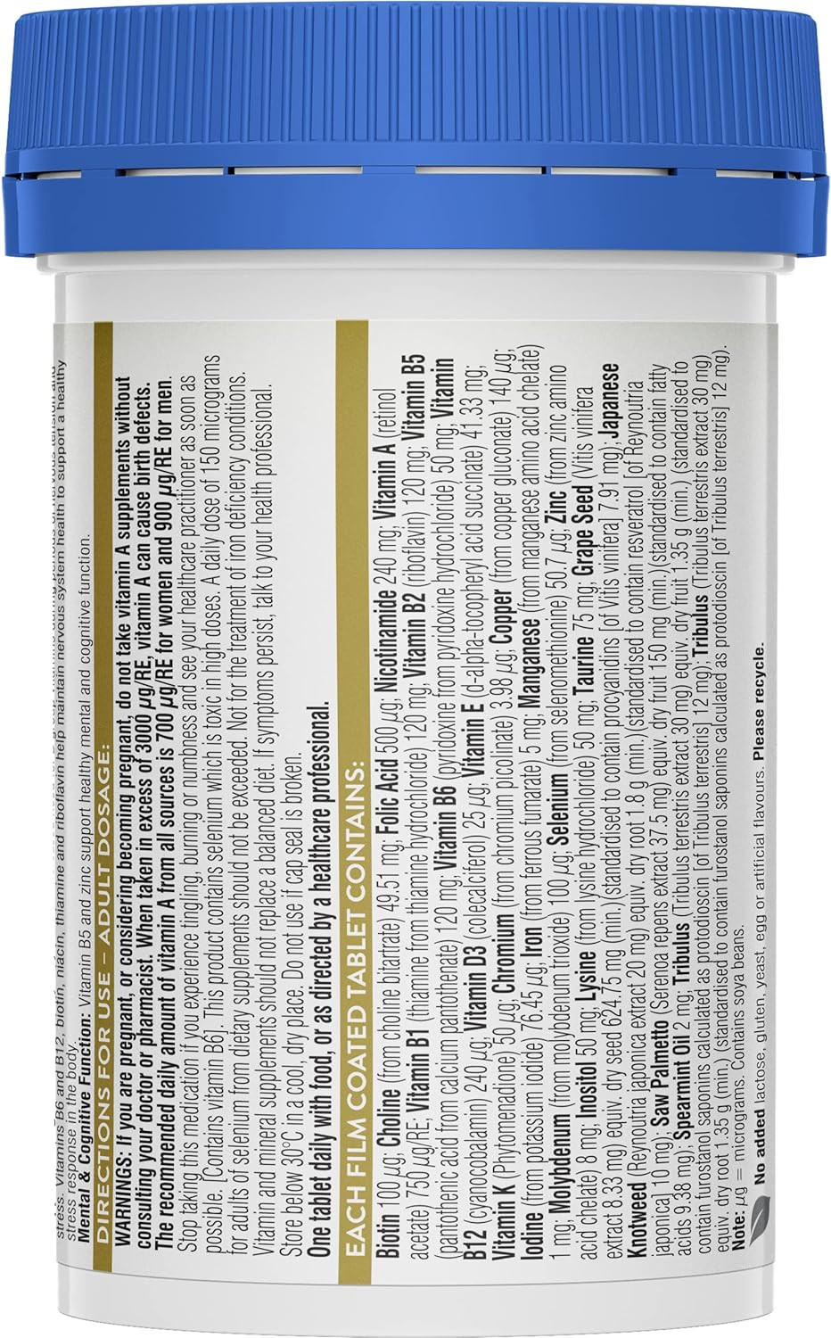 swisse men high potency multivitamin