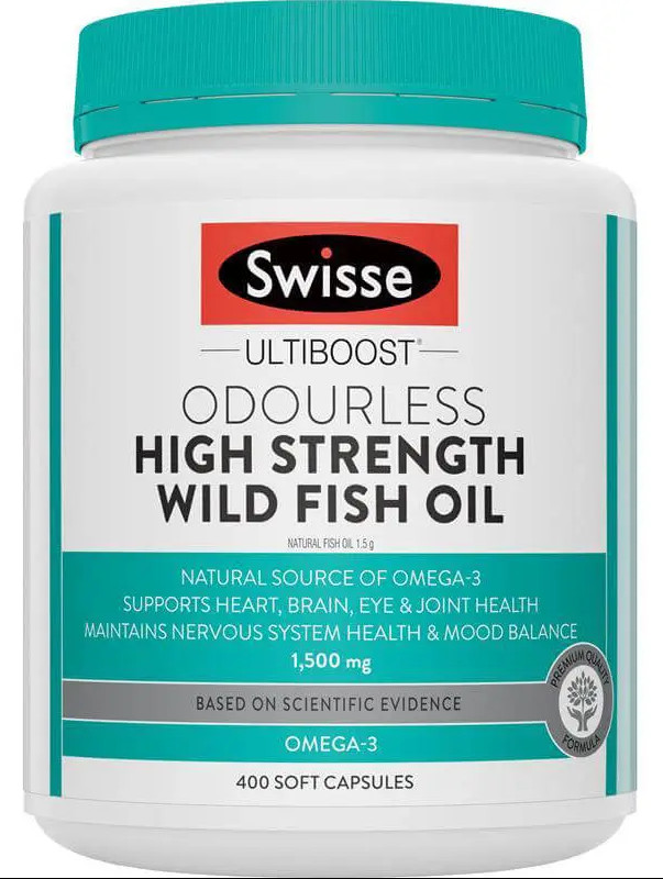 swisse od high strength wild fish oil 400c||