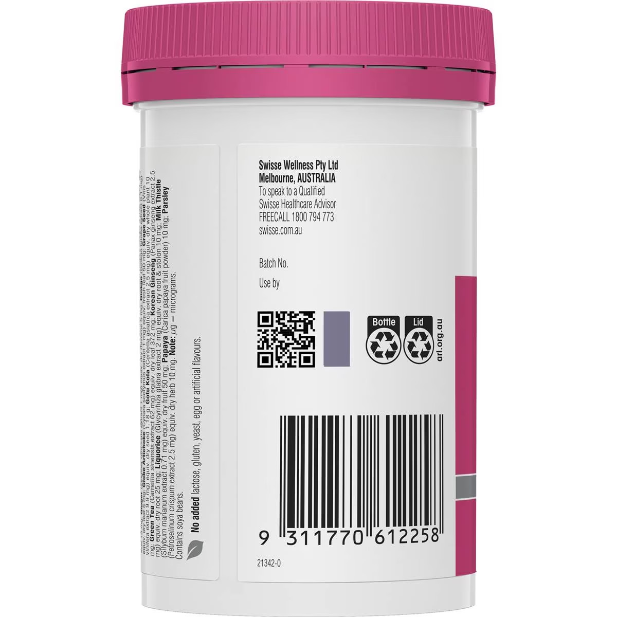 swisse women multivitamin 100v