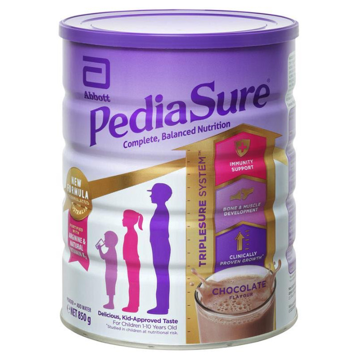 abbot pediasure (1-10yrs) 850g (chocolate)||