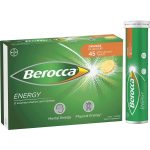 berocca energy vitamin b & c orange flavour 45 pack