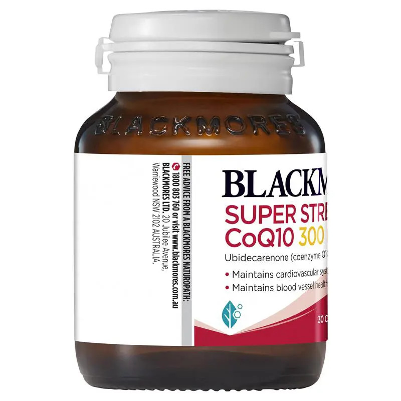 blackmores super strength coq10 300mg 30t