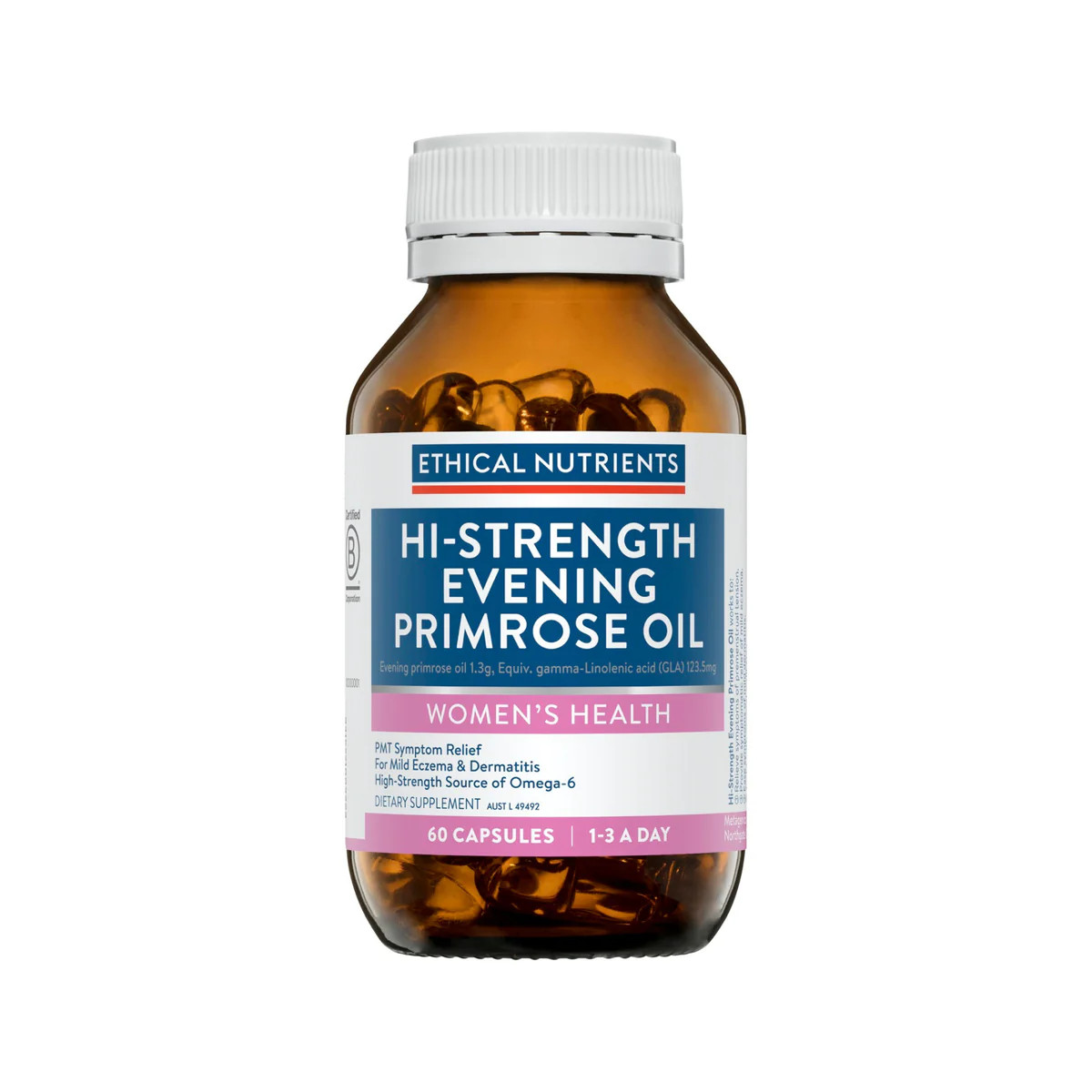 ethical nutrients hi-strength evening primrose oil 60c