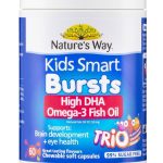 nature way kids smart bursts high dha omega3 fo trio 60c