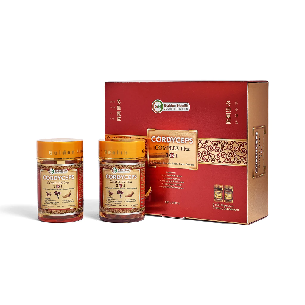 golden health cordyceps complex plus 3 in 1