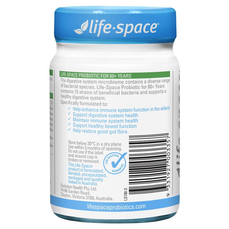 lifespace probiotic for 60 years 60c