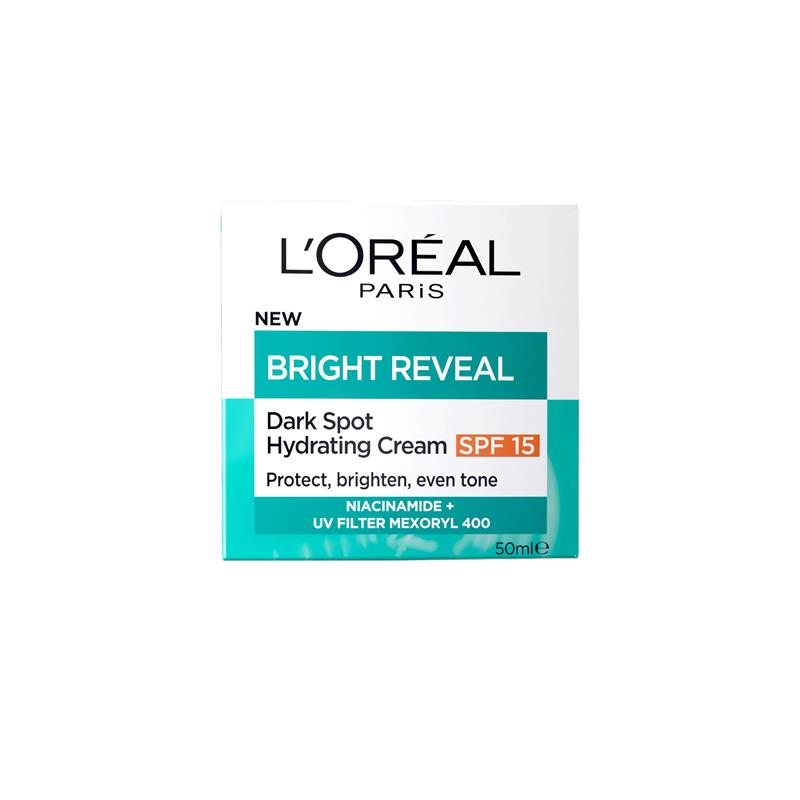 loreal bright reveal dark spot hydrating cream spf15