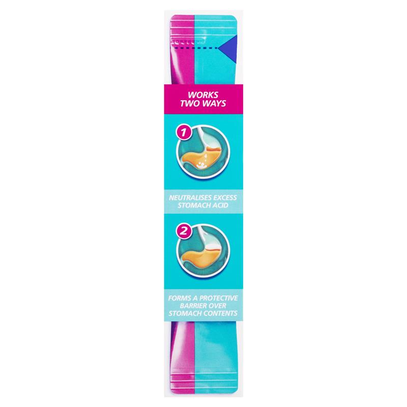 gaviscon dual action liquid sachets 12x10ml