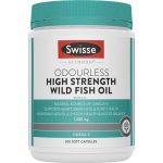swisse odourless high strength wild fish oil 200v