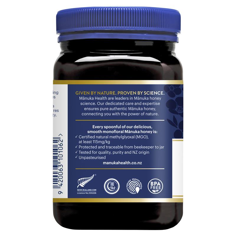 manuka health mgo 115+ 500g