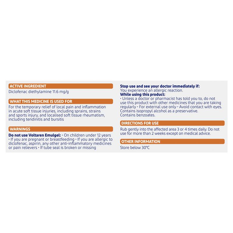 voltaren emulgel 100g