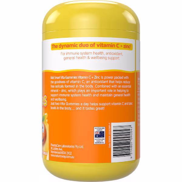 nature way kids smart vita gummies vit c zinc 170s